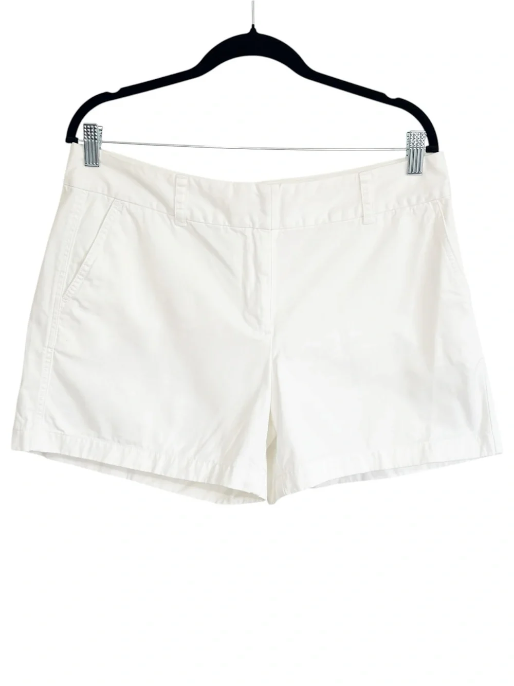 VINEYARD VINES White Cotton Shorts Womens 12 Pink Whale Logo Preppy Coastal